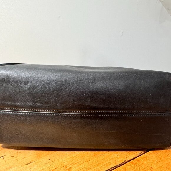 COACH SOHO WAVERLY Tote Bag Vintage Leather Black 4140 - Picture 10 of 12